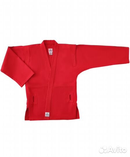 Куртка для самбо start, хлопок, красный