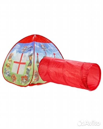Детская игровая палатка с тоннелем