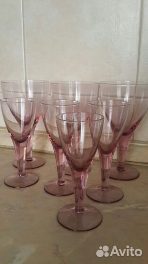 Посуда Розовое стекло СССР