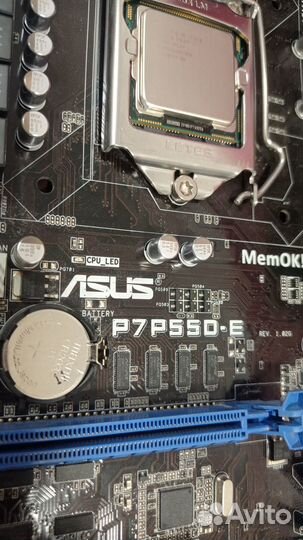 Связка asus P7P55D-E + i7 870 + 16Гб