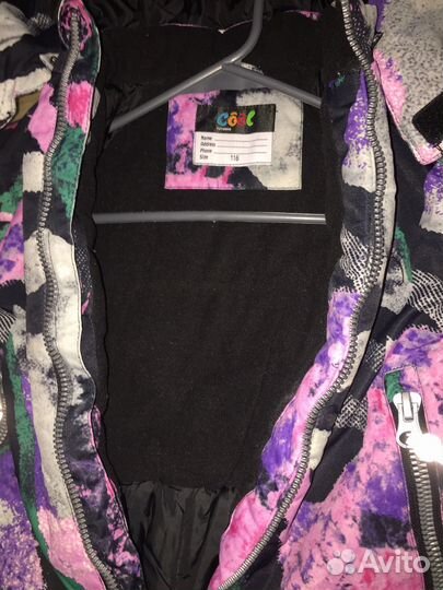 Зимний комбинезон для девочки 110 116
