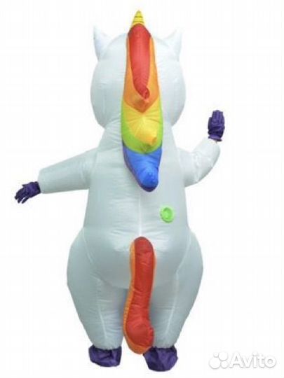 Надувной костюм Единорога в прокат