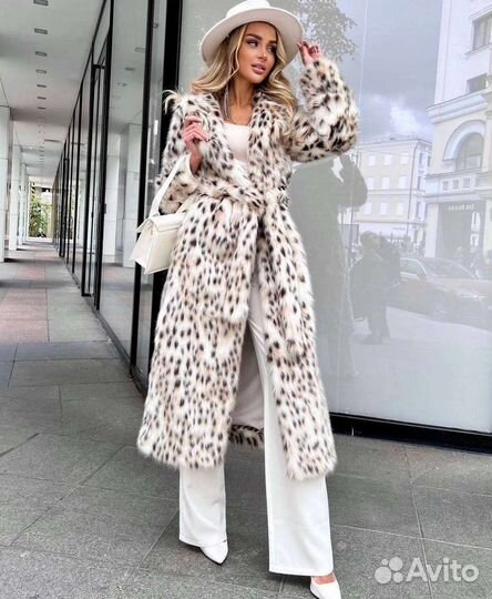 Шуба эко рысь