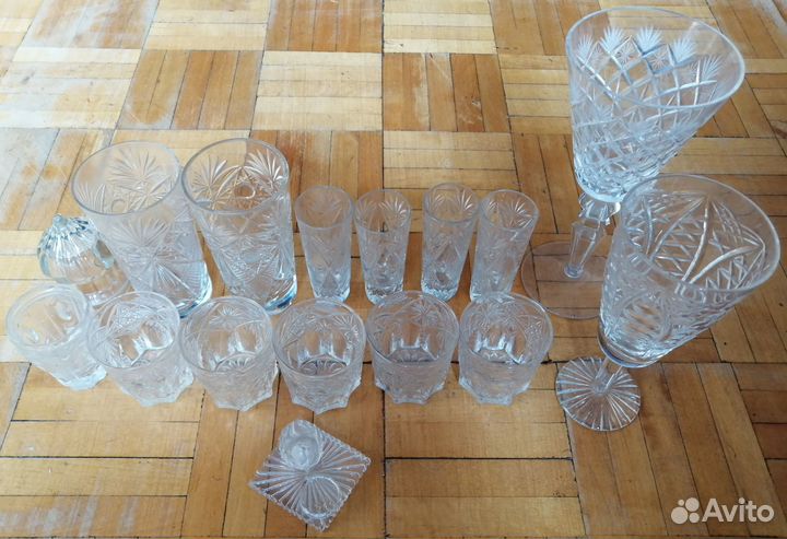 Фужеры,Посуда из Хрусталя,Стекла и Керамики (СССР)
