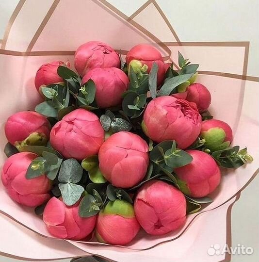 Пионы Розы Доставка