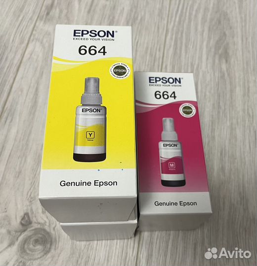 Чернила для принтера Epson 664