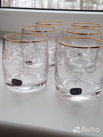 Стаканы для виски Чехия, bohemia новые в упаковке