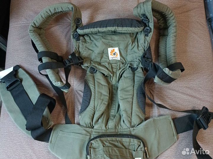 Эргорюкзак ergobaby omni 360 с рождения хаки