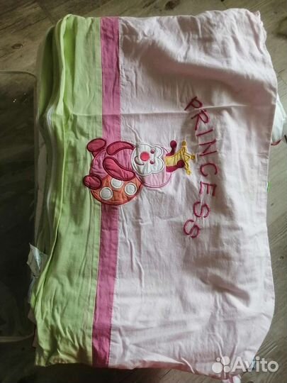 Комплект в кроватку + балдахин