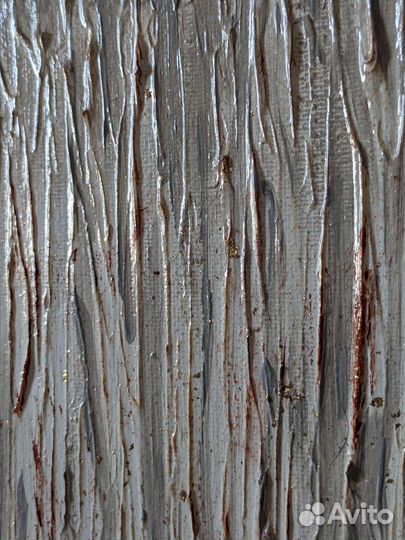 Картина 50 х 50 холст подрамник акрил поталь лак