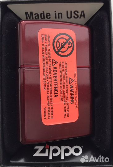 Зажигалка Zippo Windy in Window Candy Apple Red