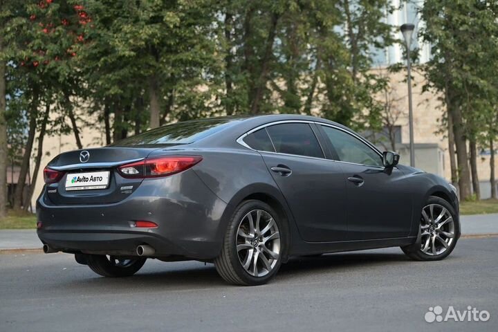 Mazda 6 2.5 AT, 2015, 133 000 км