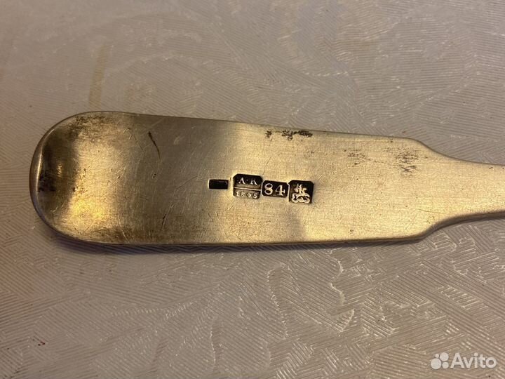 Ложка серебро 84