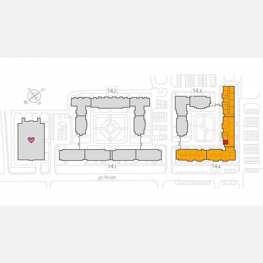 1-к. квартира, 36,3 м², 2/8 эт.