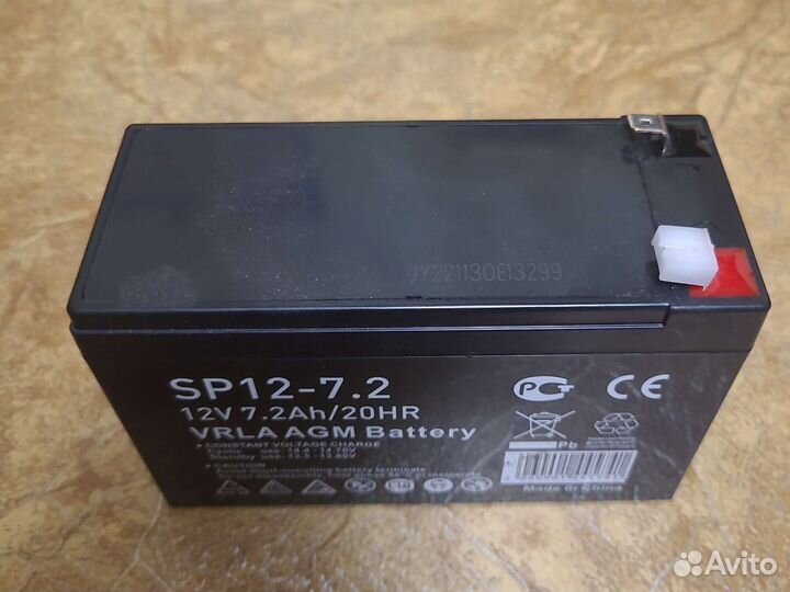 Аккумулятор от бесперебойника можно на мото