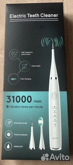 Электронная зубная щетка скалер новый