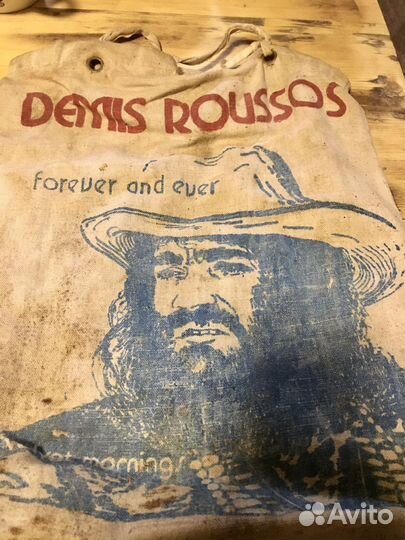 Винтажная сумкасумка лен