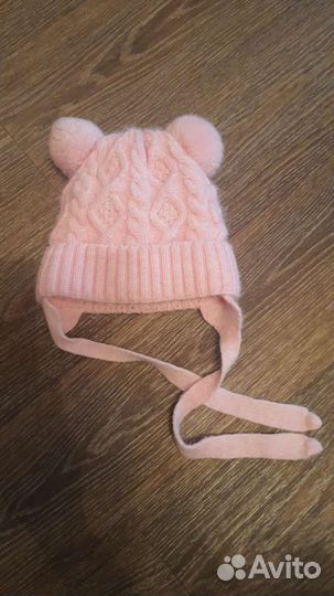 Шапка зимняя для девочки, р.50-54