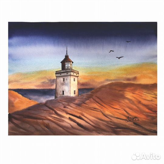 Картина акварель 