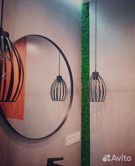 Мох стабилизированный стена из мха со мхом