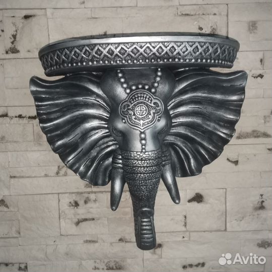 Интерьерная гипсовая фигура слона