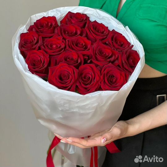 Букет из красных роз