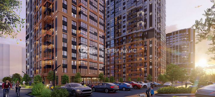 2-к. квартира, 51,1 м², 16/19 эт.