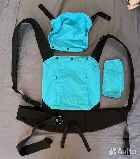 Слинг рюкзак для переноски малышей i love mum