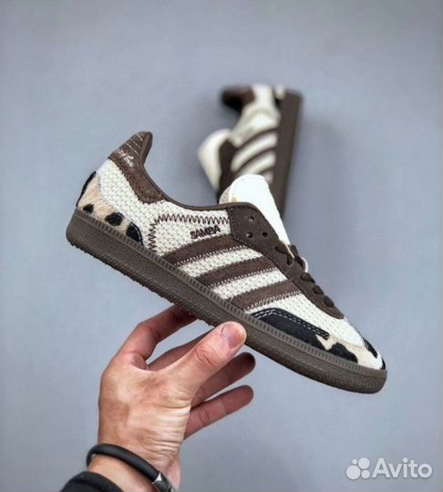 Новые кеды Adidas Samba x Notitle Cow Print