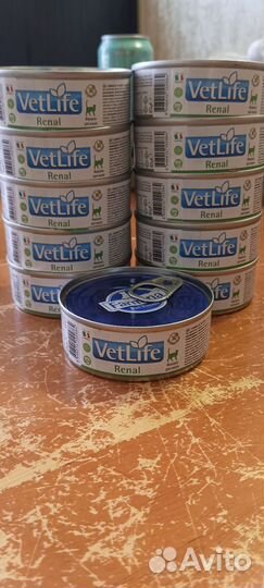 Влажный корм для кошек Vetlife Renal