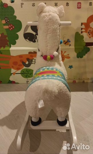 Детская качалка лама
