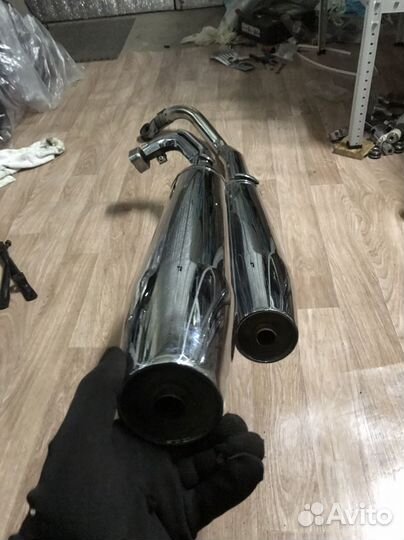 Выхлоп Yamaha Drag star 1100