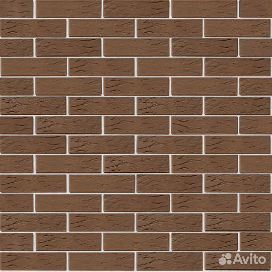 Кирпич облицовочный коричневый