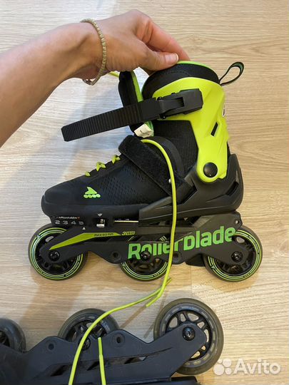 Ролики rollerblade раздвижные 33 36.5