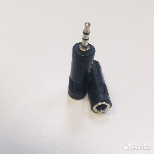 Переходник Jack 6.35 мм розетка -Jack 3.5 мм вилк