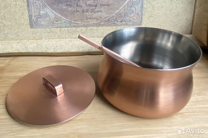 Сахарница металлическая