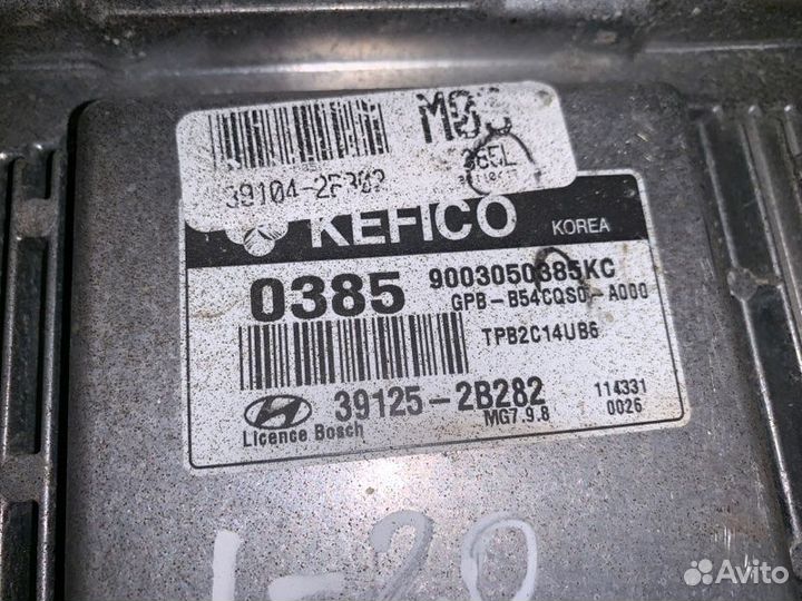 Эбу двс Hyundai I20 2012