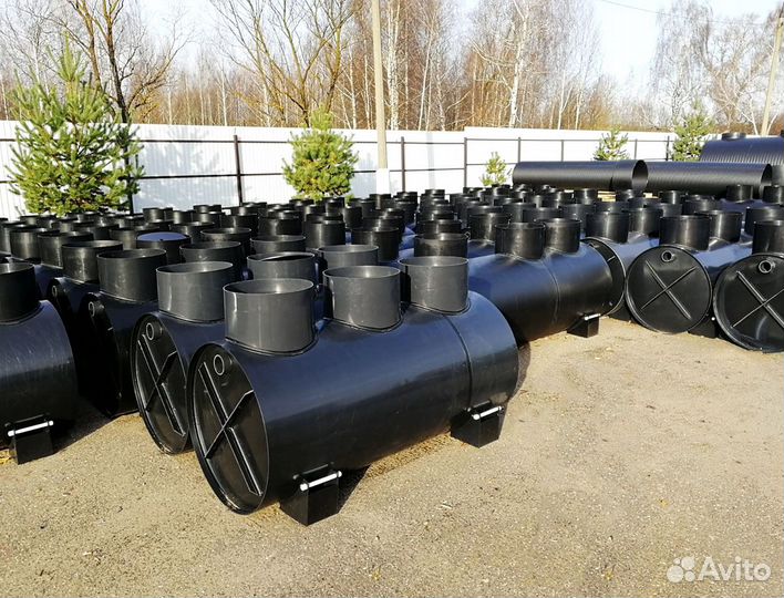 Септик для 5 Человек Без откачки Переливной