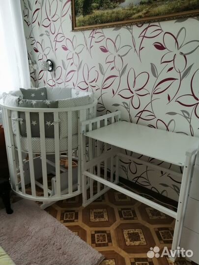 Детская кроватка трансформер 6в1