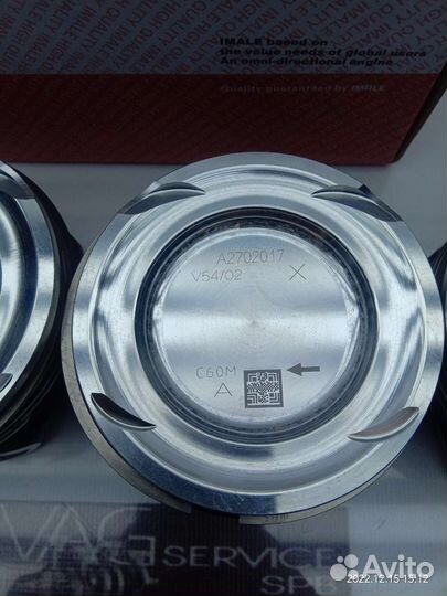 К-кт новых поршней Mercedes Benz 2.0T M270.920