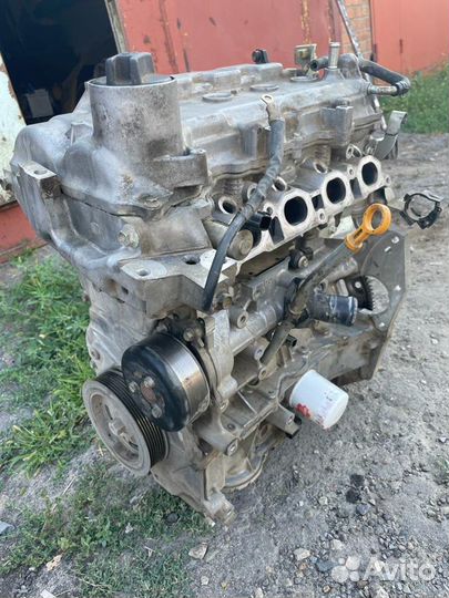 Двигатель на nissan tiida c11 hr16