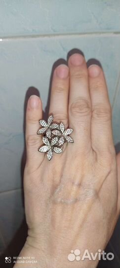 Крупные серебряные кольца