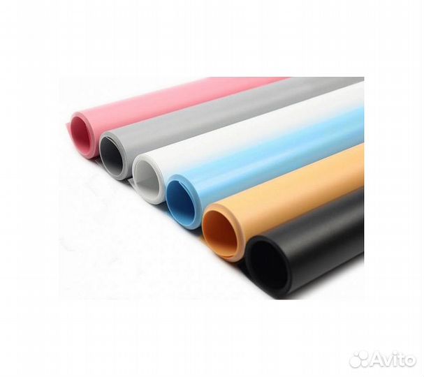 Фон пластиковый FST 100х200 синий матовый