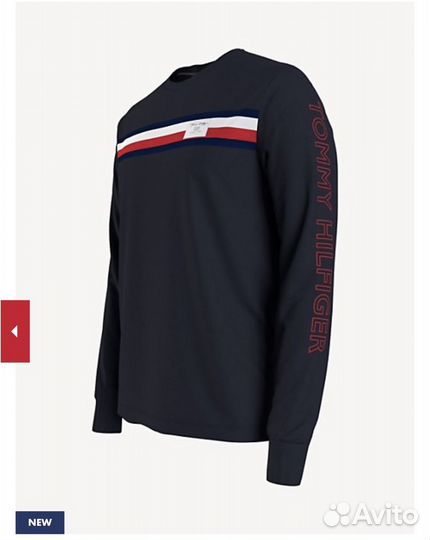 Мужской лонгслив Tommy Hilfiger оригинал