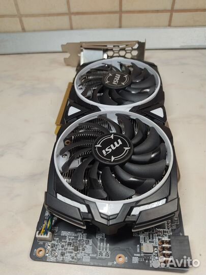 Видеокарта MSI Armor RX580 8gb OC пломба