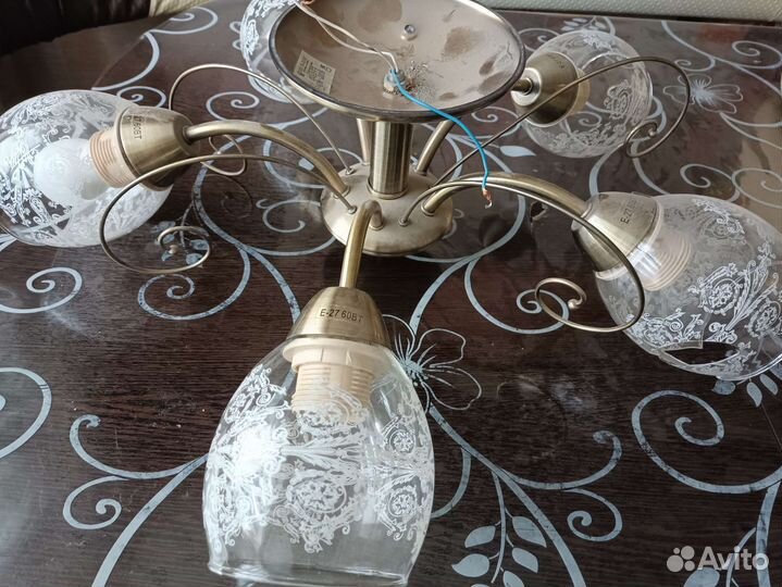 Люстра потолочная 5 рожковая