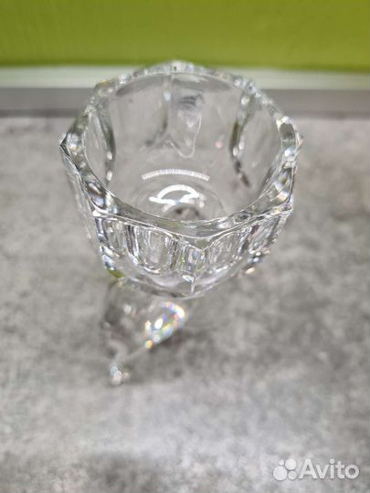 Лебедь рюмка хрустальная перевертыш СССР
