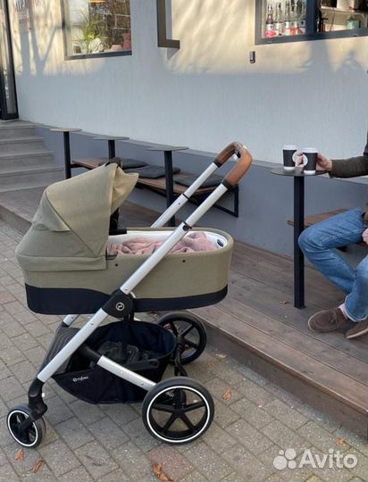 Коляска 2 в 1 Cybex balios s lux Classic beige