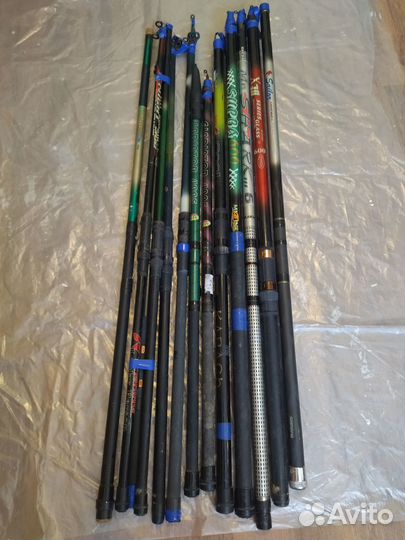 Удочки телескопические бу