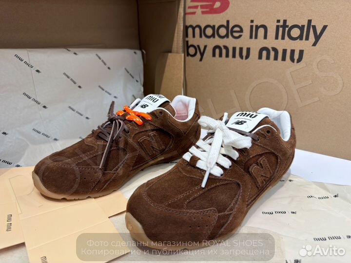 New Balance X Miu Miu 530 SL Suede sneakers